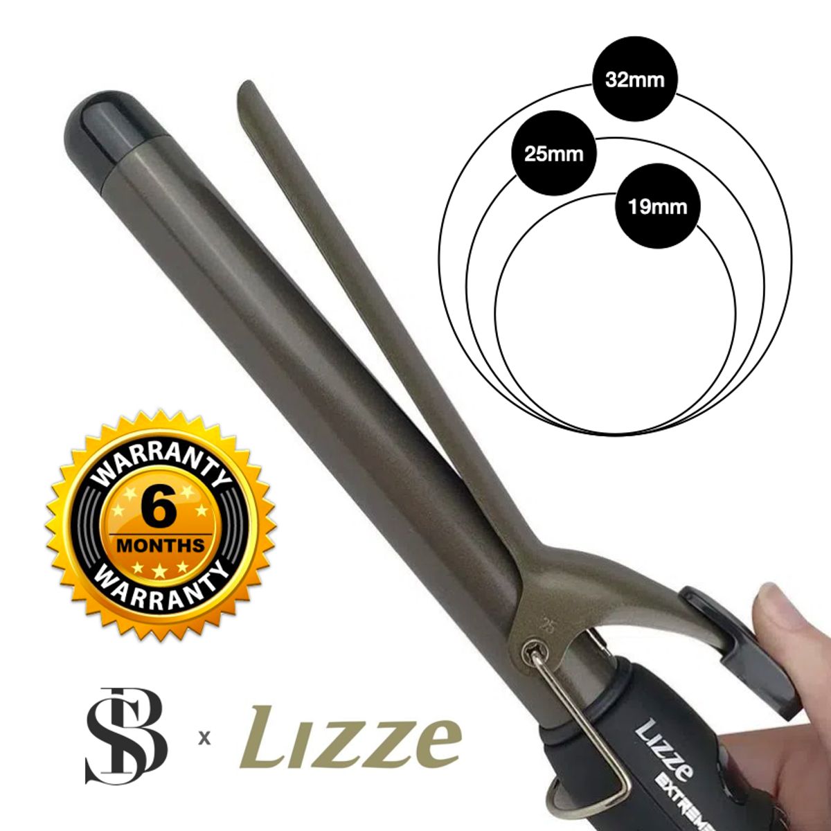 LIZZE - Lizze Rizador Profesional Extreme 32mm