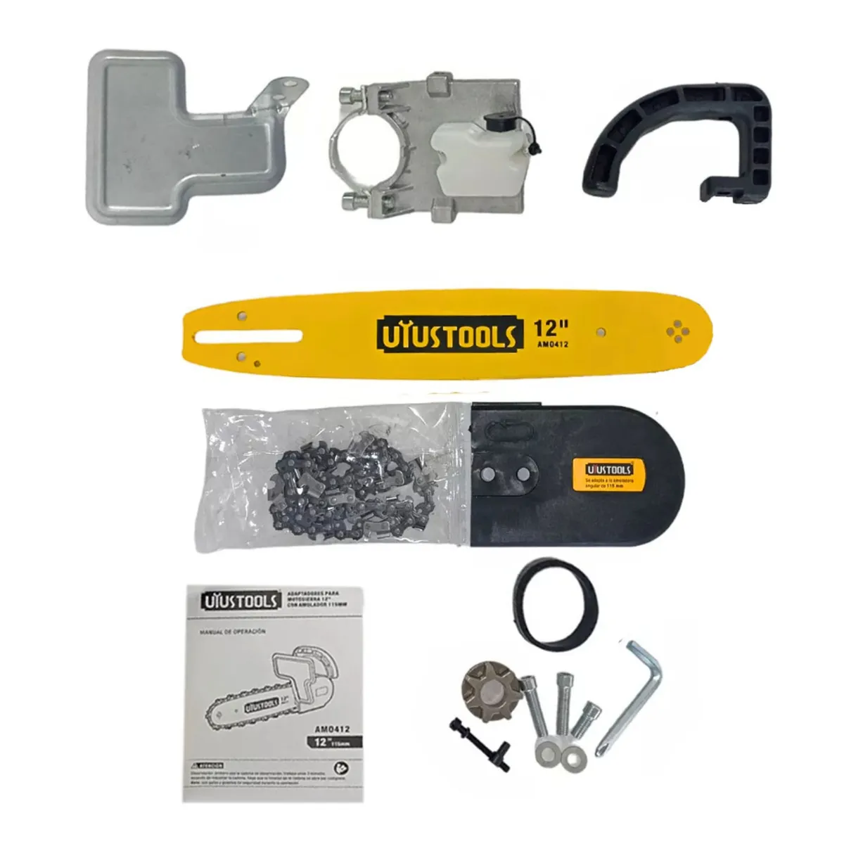 UYUSTOOLS - Adaptador de Motosierra 12 para Amoladora UYUTOOLS