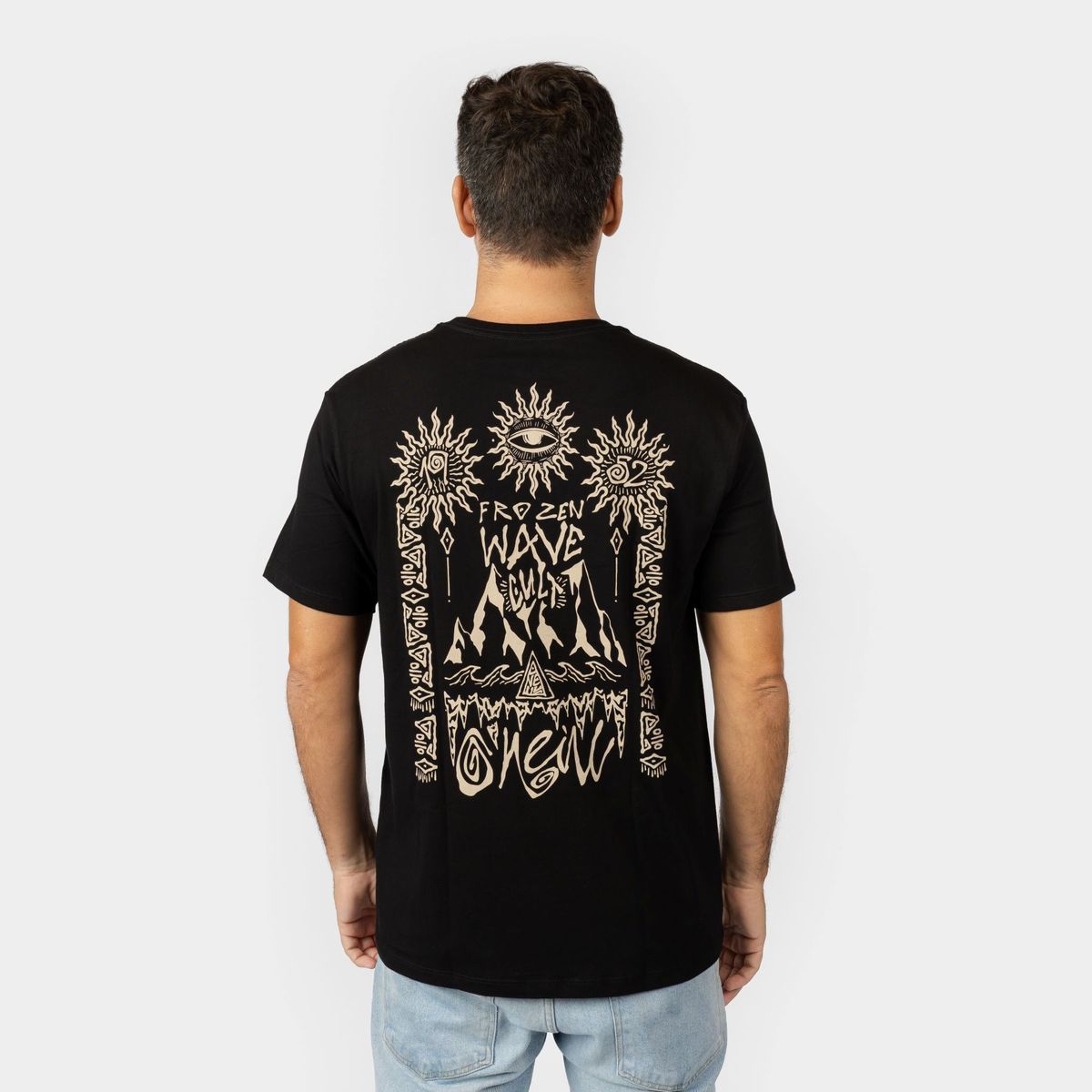 O'NEILL - POLO MANGA CORTA HOMBRE ONEILL SURF HEROES GRAPHIC T SHIRT BLACK OUT