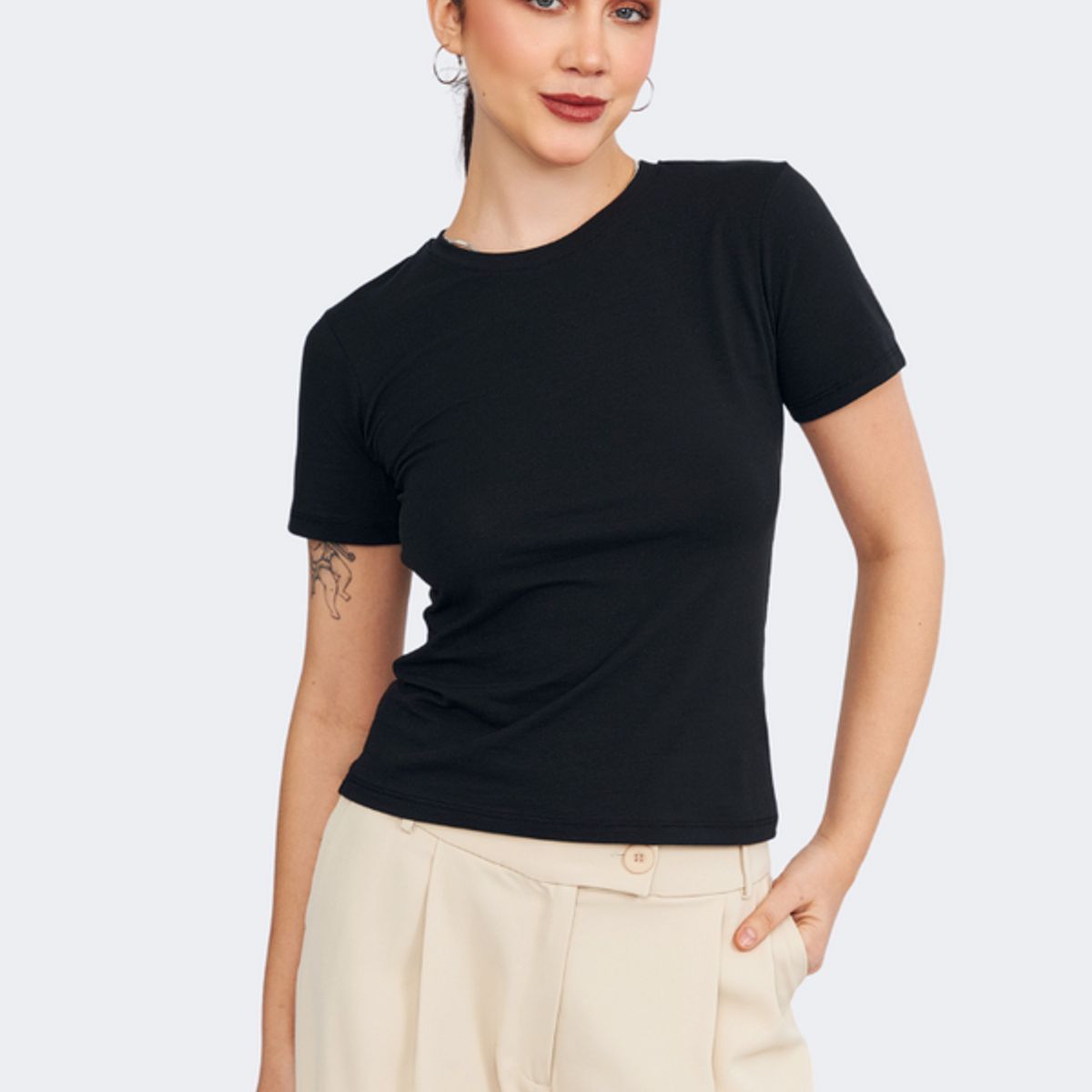 BANATY - POLO PIMA CUELLO REDONDO CAMILA PARA MUJER