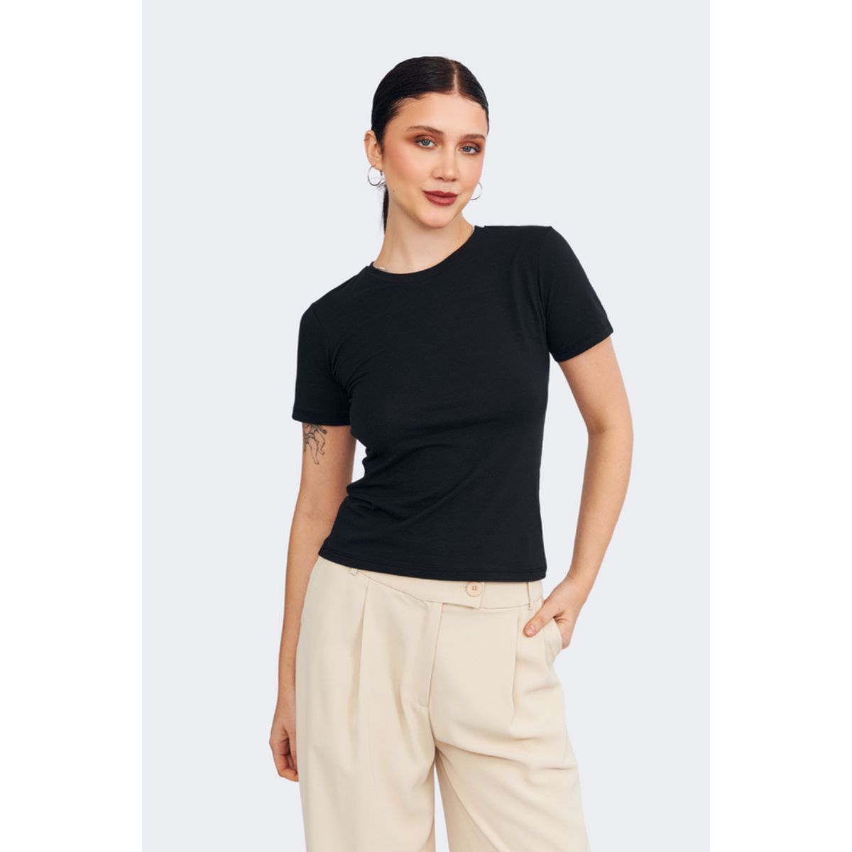 BANATY - POLO PIMA CUELLO REDONDO CAMILA PARA MUJER