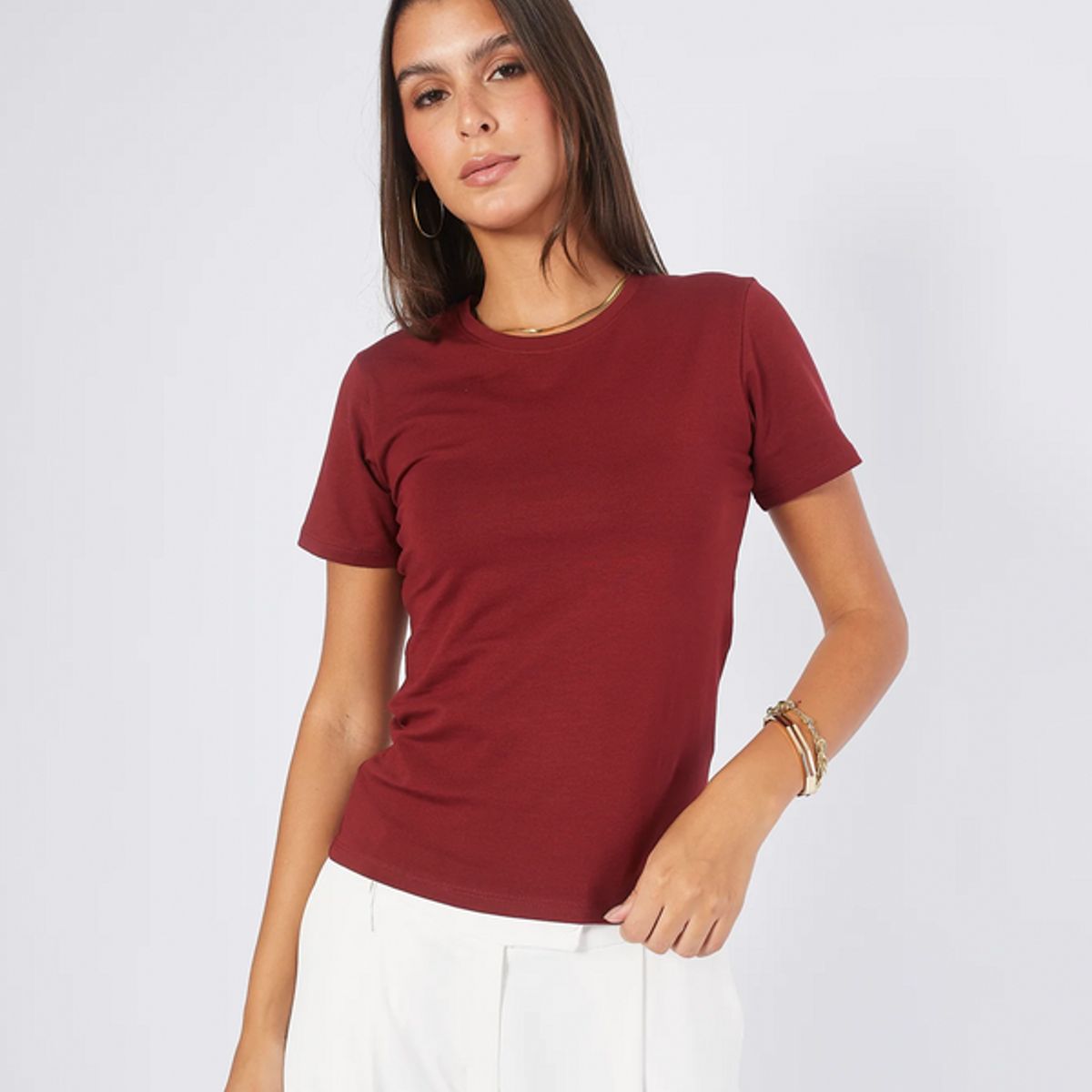 BANATY - POLO PIMA CUELLO REDONDO CAMILA PARA MUJER