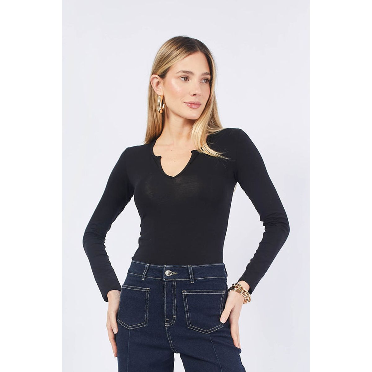 BANATY - POLO PIMA ANA MANGA LARGA DE MUJER BANATY