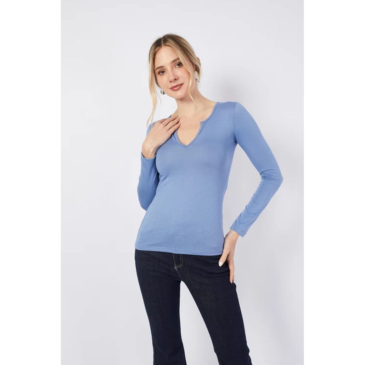 BANATY - POLO PIMA ANA MANGA LARGA DE MUJER BANATY