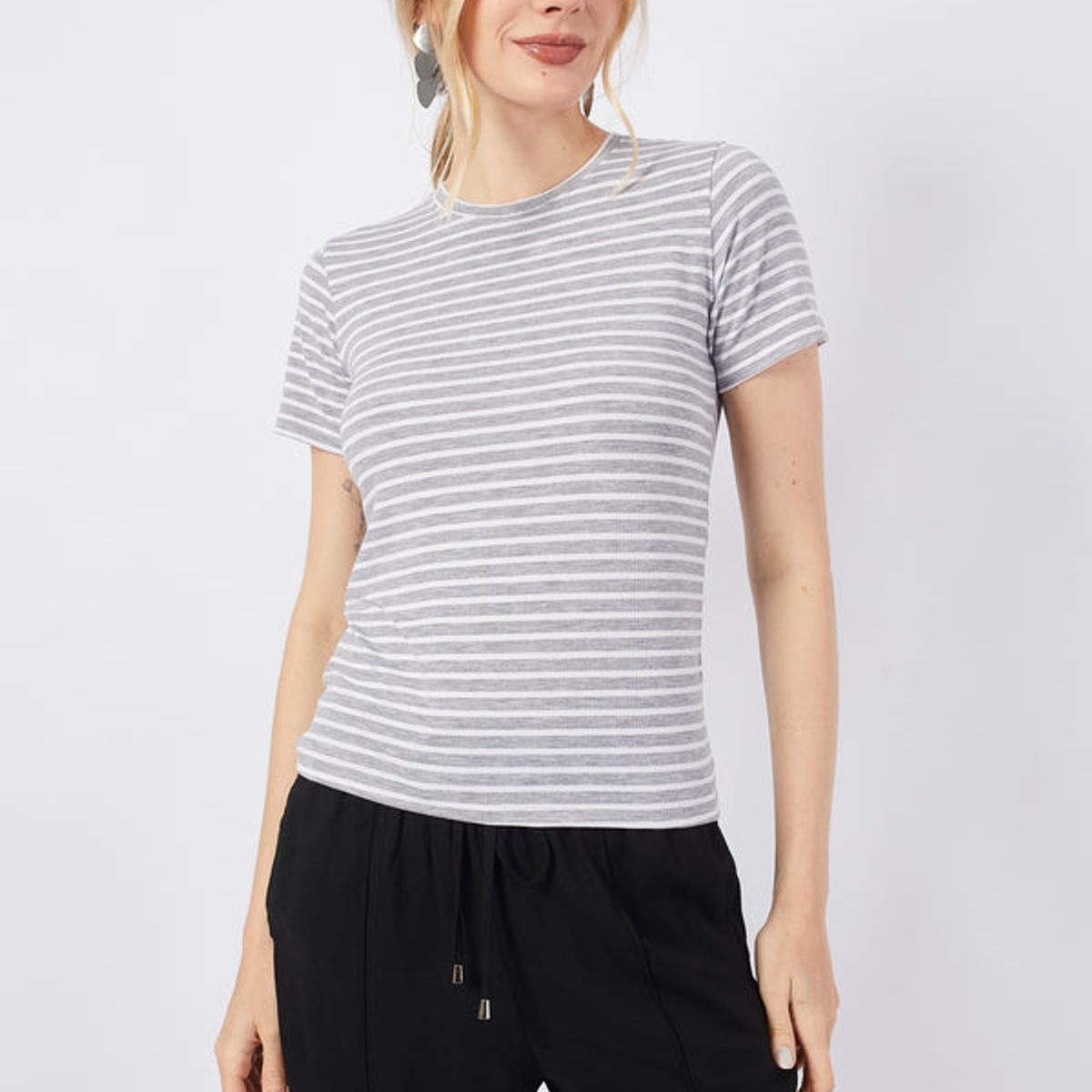 BANATY - POLO MANGA CORTA VISCOSA CUELLO REDONDO DE MUJER BANATY