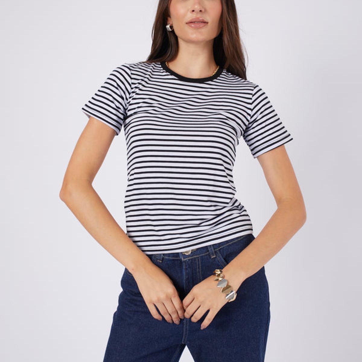 BANATY - POLO MANGA CORTA VISCOSA CUELLO REDONDO DE MUJER BANATY