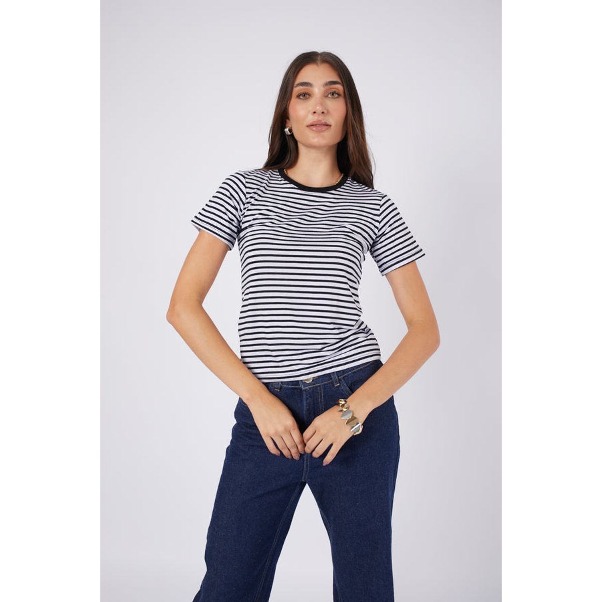 BANATY - POLO MANGA CORTA VISCOSA CUELLO REDONDO DE MUJER BANATY