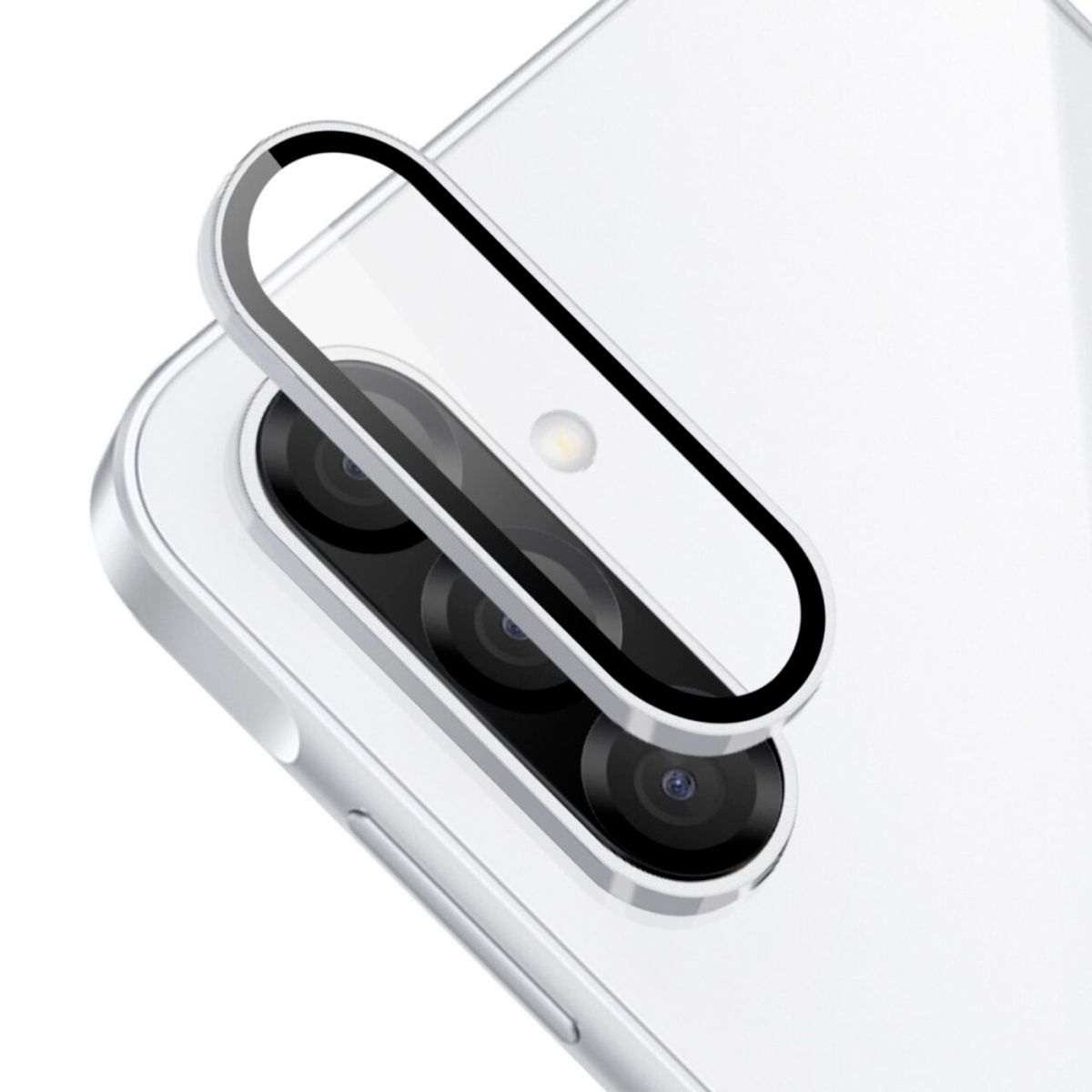 GENERICO - Protector de Cámara Compatible con Galaxy A35 - Plata