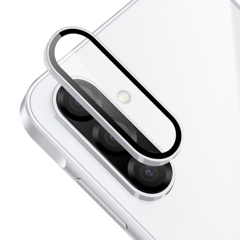 GENERICO - Protector de Cámara Compatible con Galaxy A56 - Plata