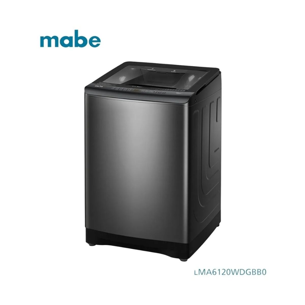 MABE - Lavadora Automática 16 Kg Diamond Gray Mabe - LMA6120WDGBB0