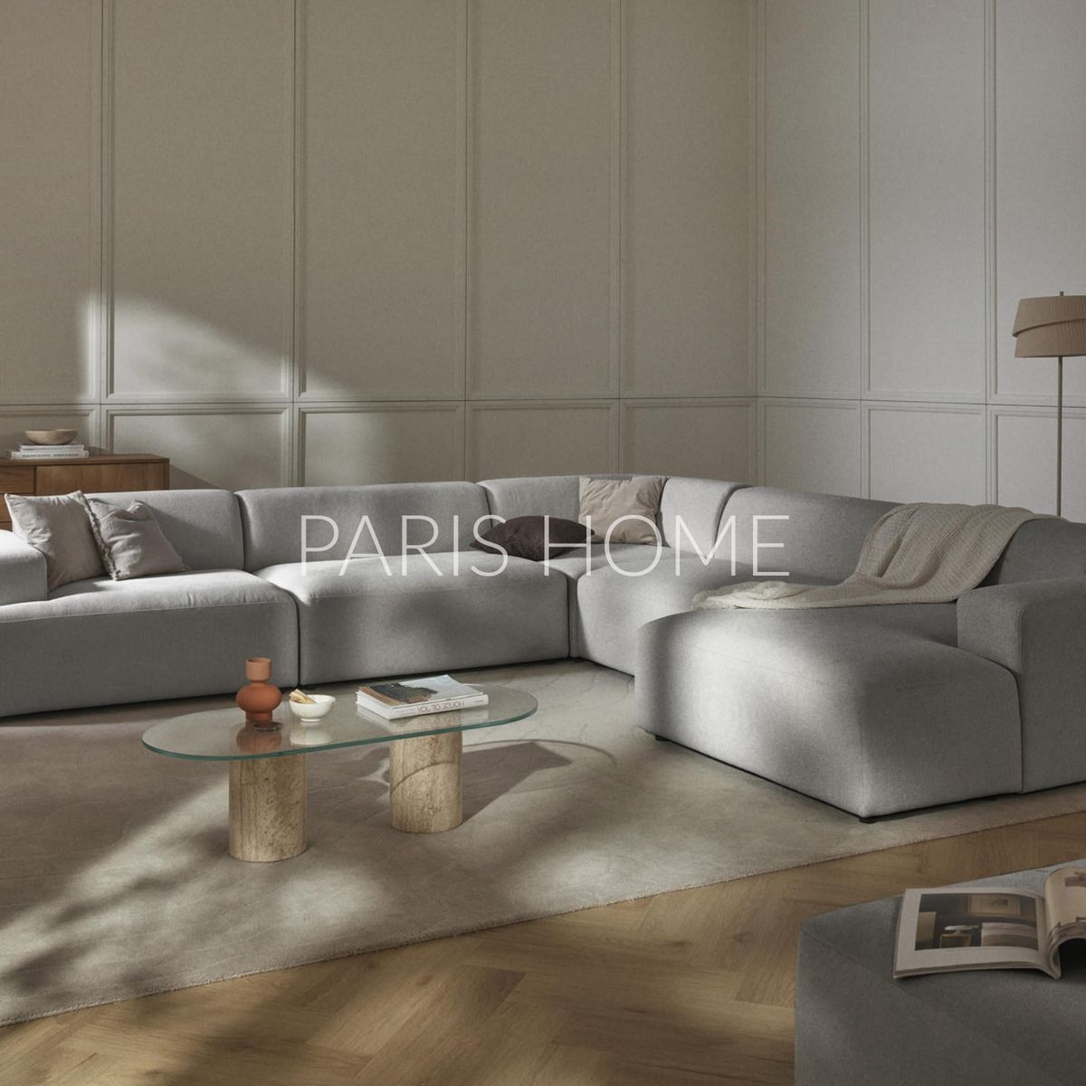 GENERICO - Seccional Izquierdo Rinconero Longhe Gala Tejido - Gris Claro