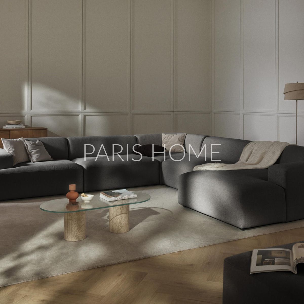 GENERICO - Seccional Izquierdo Rinconero Longhe Gala Tejido - Gris Oscuro