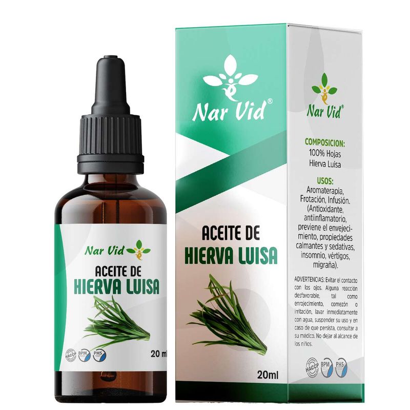 GENERICO - Aceite Esencial de Hierba Luisa x 20ml - Nar Vid