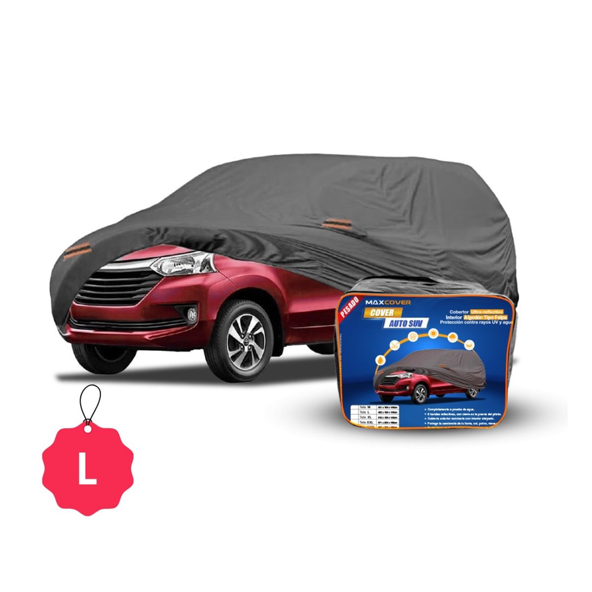 Cobertor para Auto SUV Funda Gruesa Impermeable - Talla L, marca GENERICO - Foto Principal