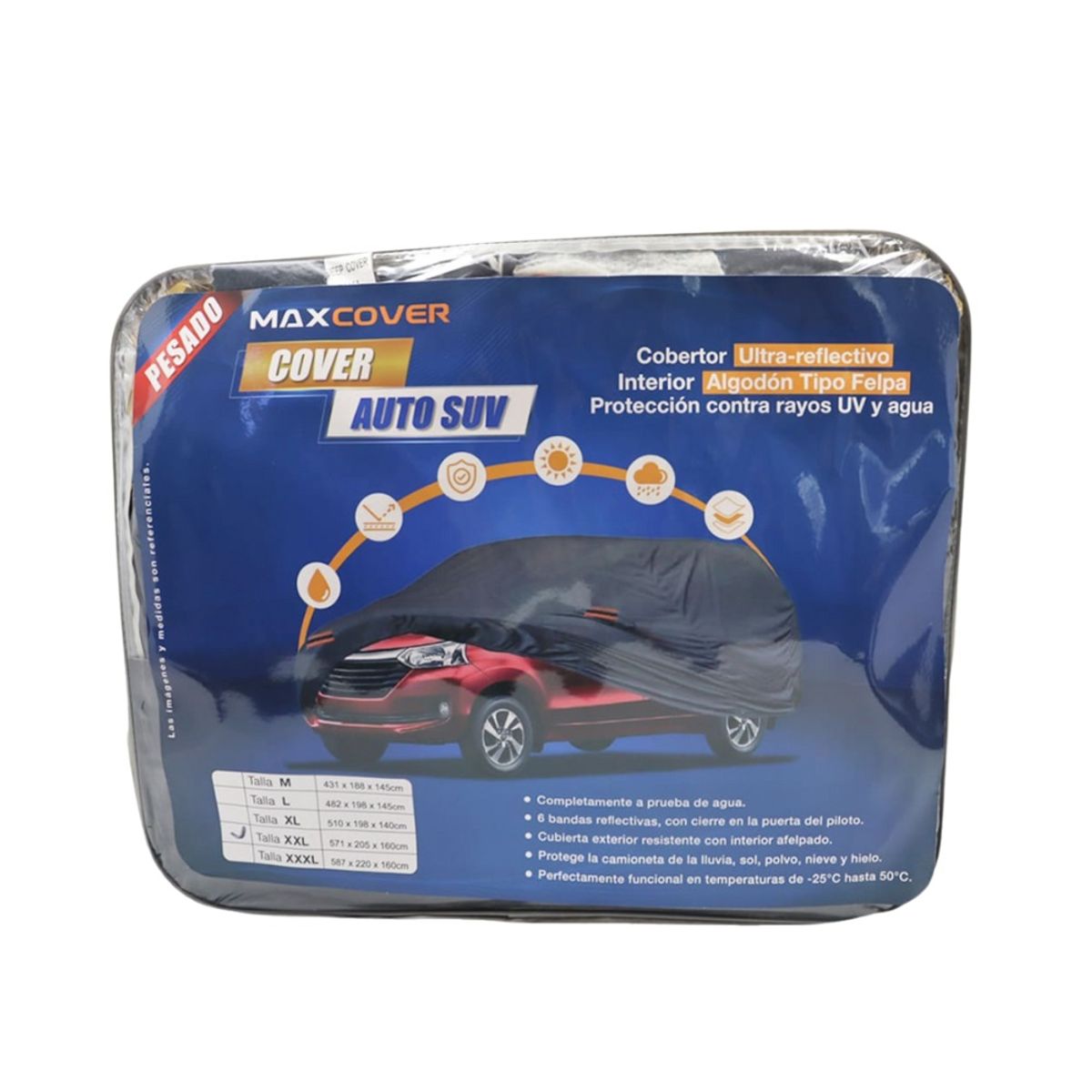 GENERICO - Cobertor para Auto SUV Funda GruesaImpermeable - Talla XXL