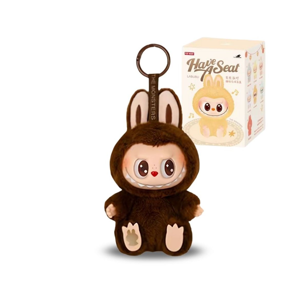 GENERICO - Muñeco  de Felpa Labubu A1 - Marrón