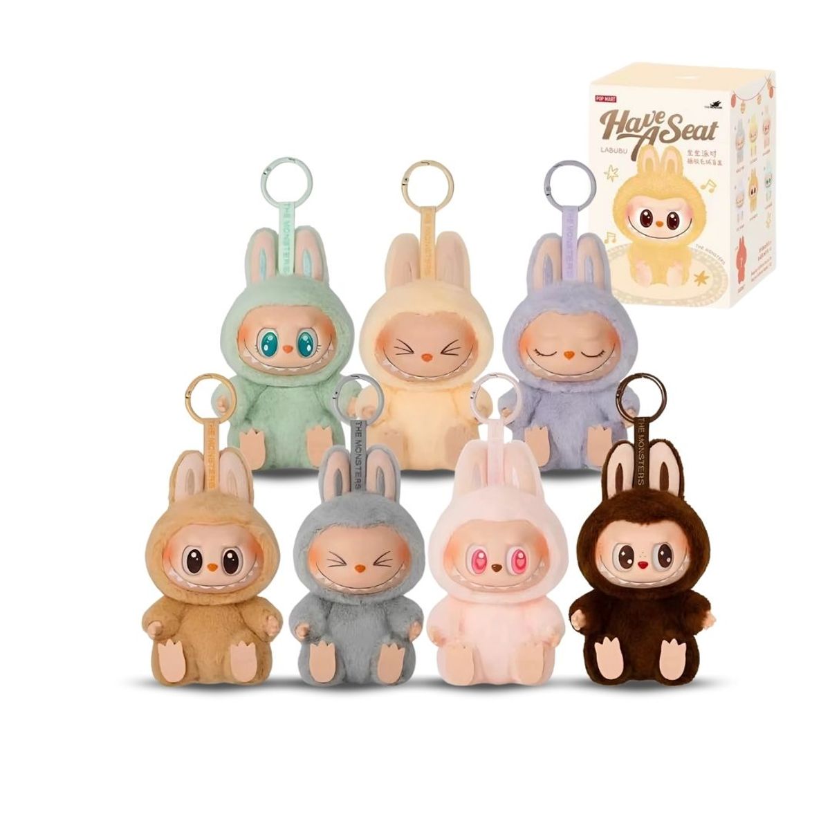 GENERICO - Muñeco  de Felpa Labubu A1 - Marrón