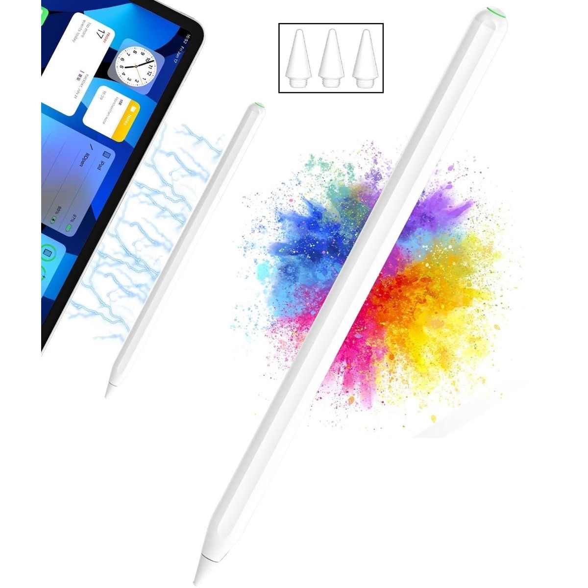 GENERICO - Lapiz generico pen stylus carga inalambrica para ipad pro air m4 m3 m2