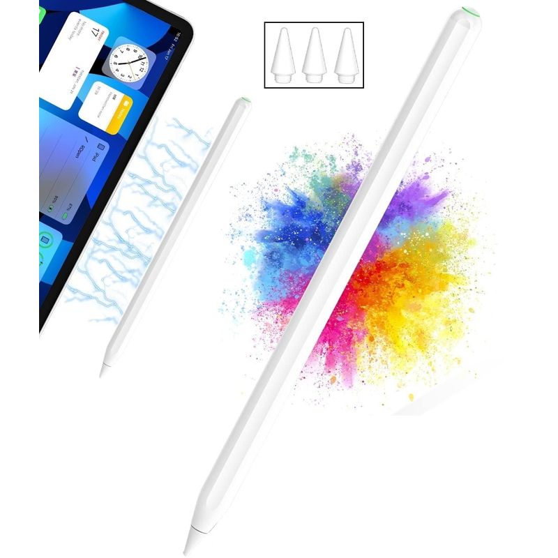 GENERICO - Lapiz generico pen stylus carga inalambrica para ipad pro air m4 m3 m2