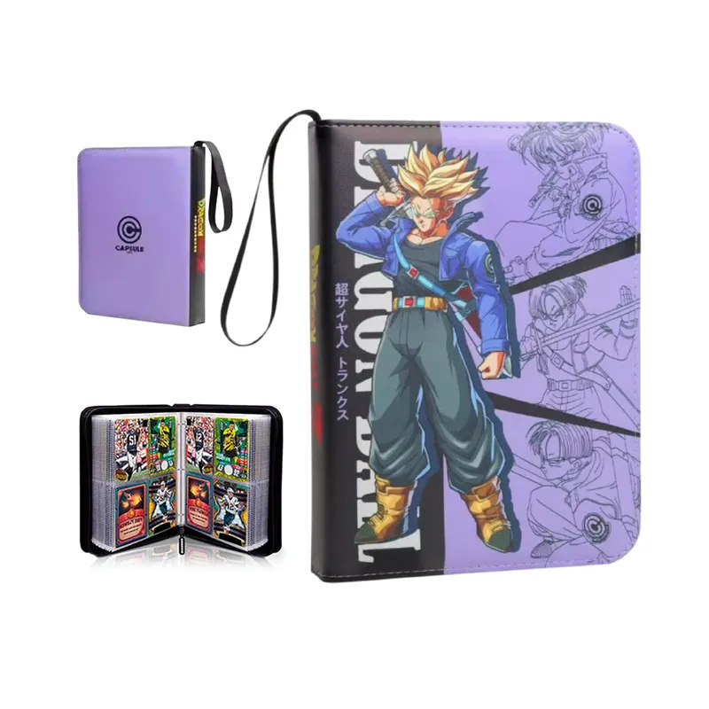 GENERICO - Dragon Ball Folder 4 Pocket 400 Cartas Trunks