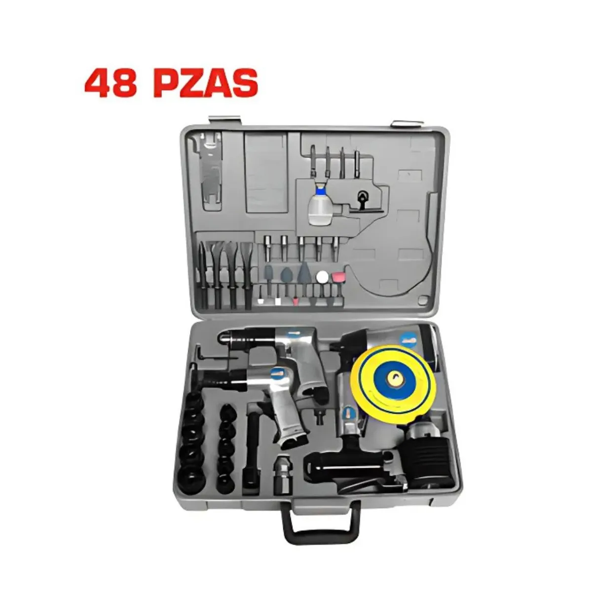 GENERICO - Kit de Herramientas Neumaticas de 48 piezas
