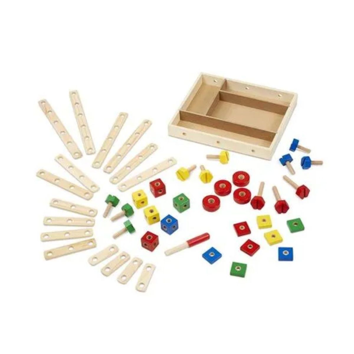 GENERICO - Mecano De Madera Con Tornillos