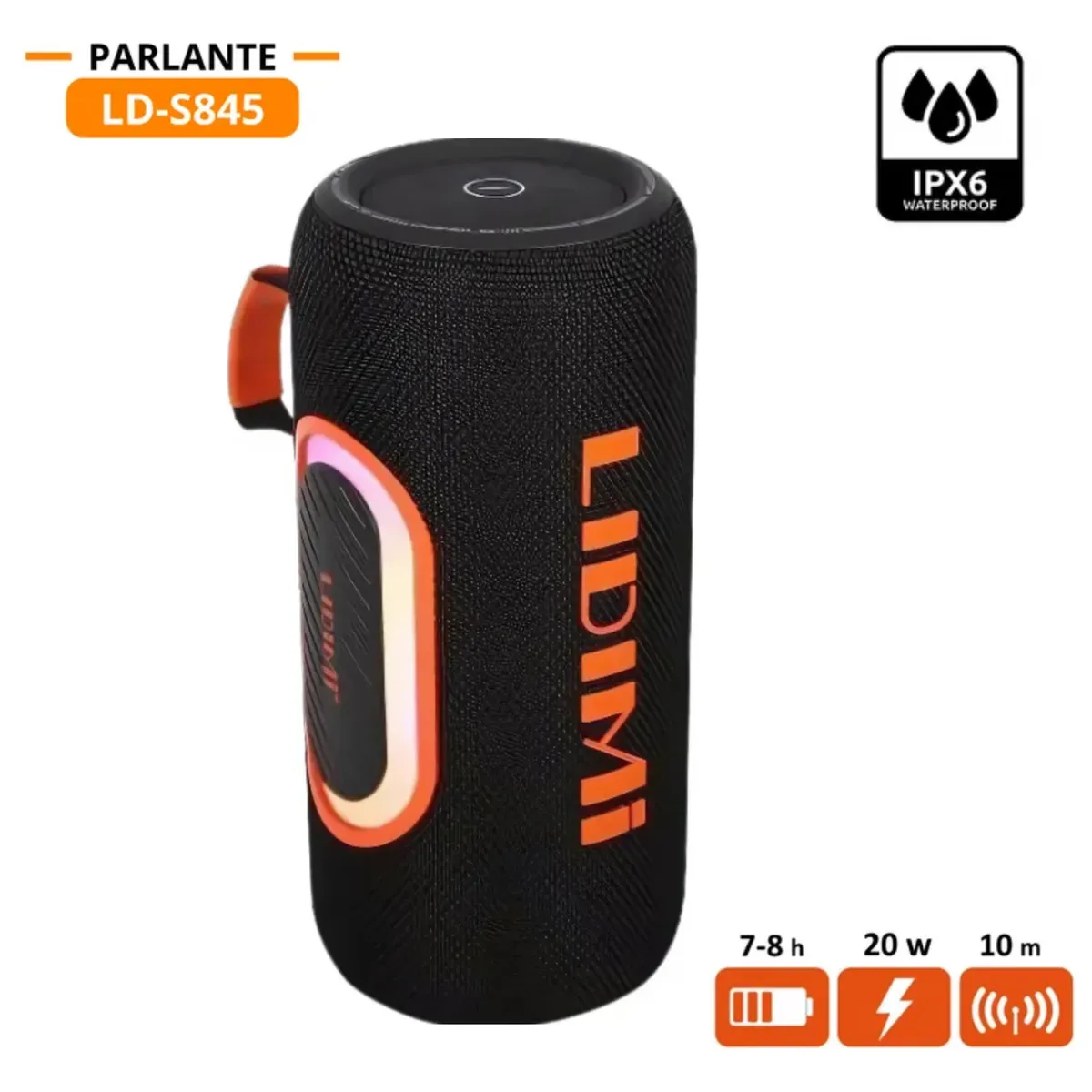 LIDIMI - Parlante Mini LIDIMI LD-S845 de 40 W