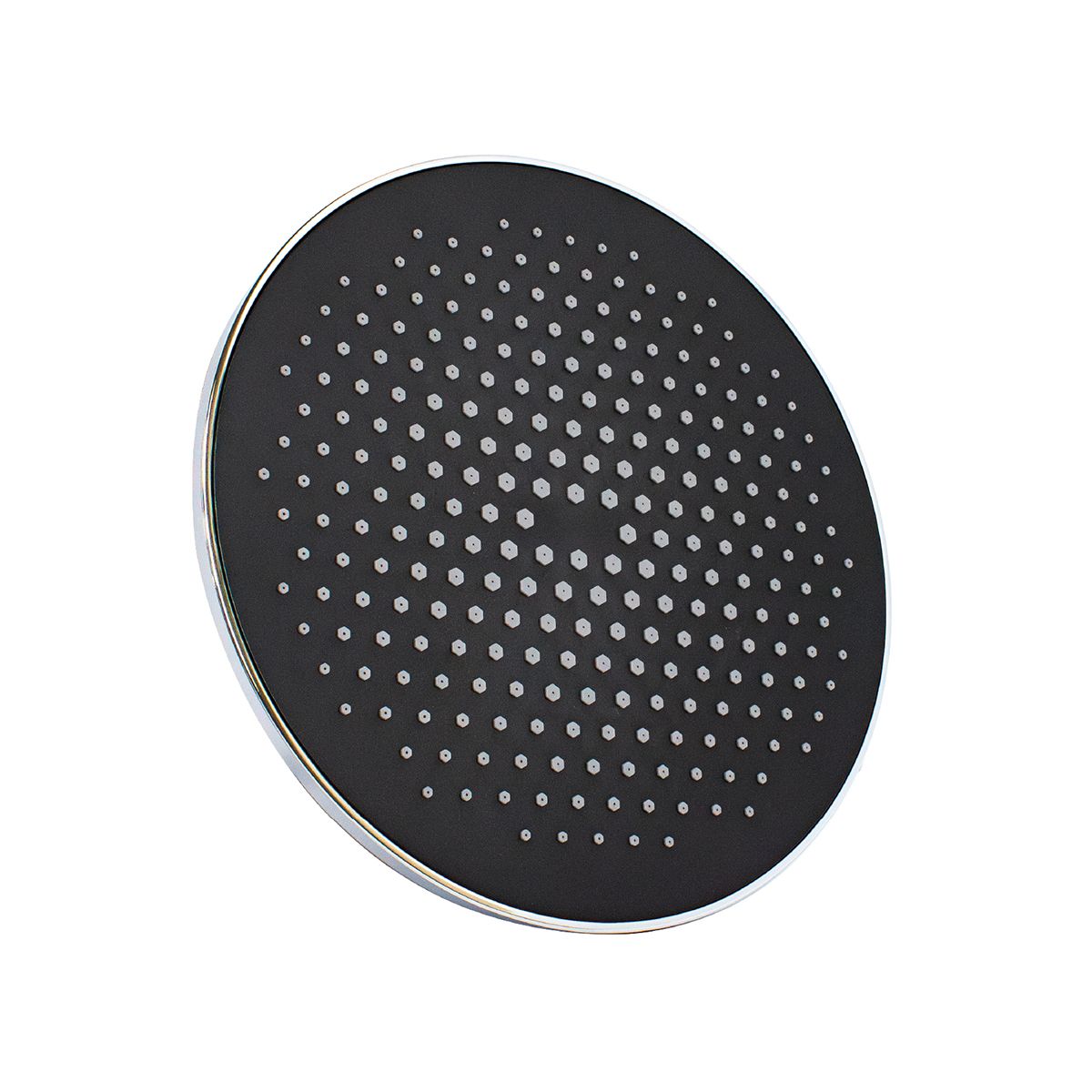 FRATELLI - Cabeza De Ducha Redondo Madrid Sh-35043 Cromado & Black -Fratelli