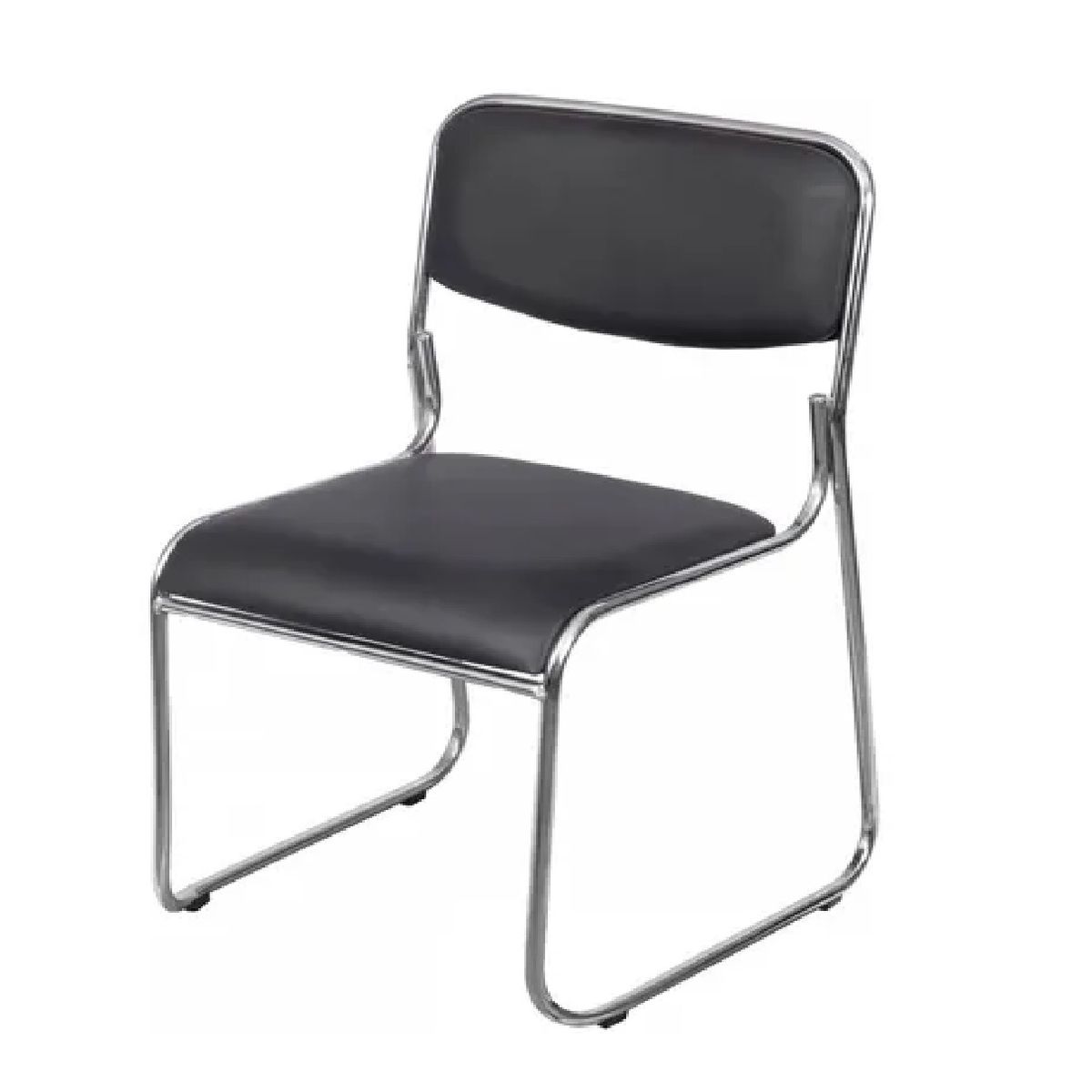 TU MESITA - Silla de Oficina Clásica Romina Cromada color Negro TU MESITA