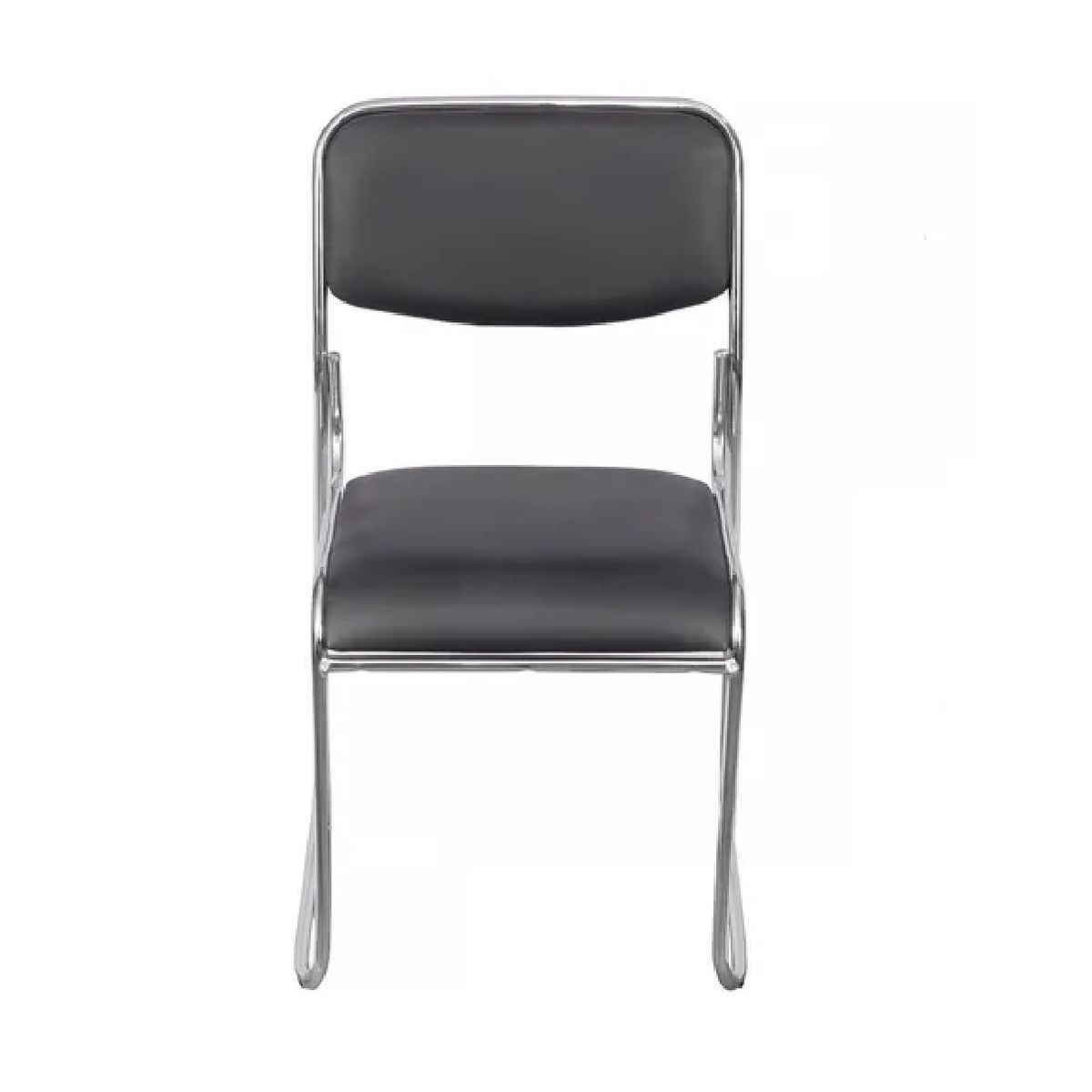 TU MESITA - Silla de Oficina Clásica Romina Cromada color Negro TU MESITA