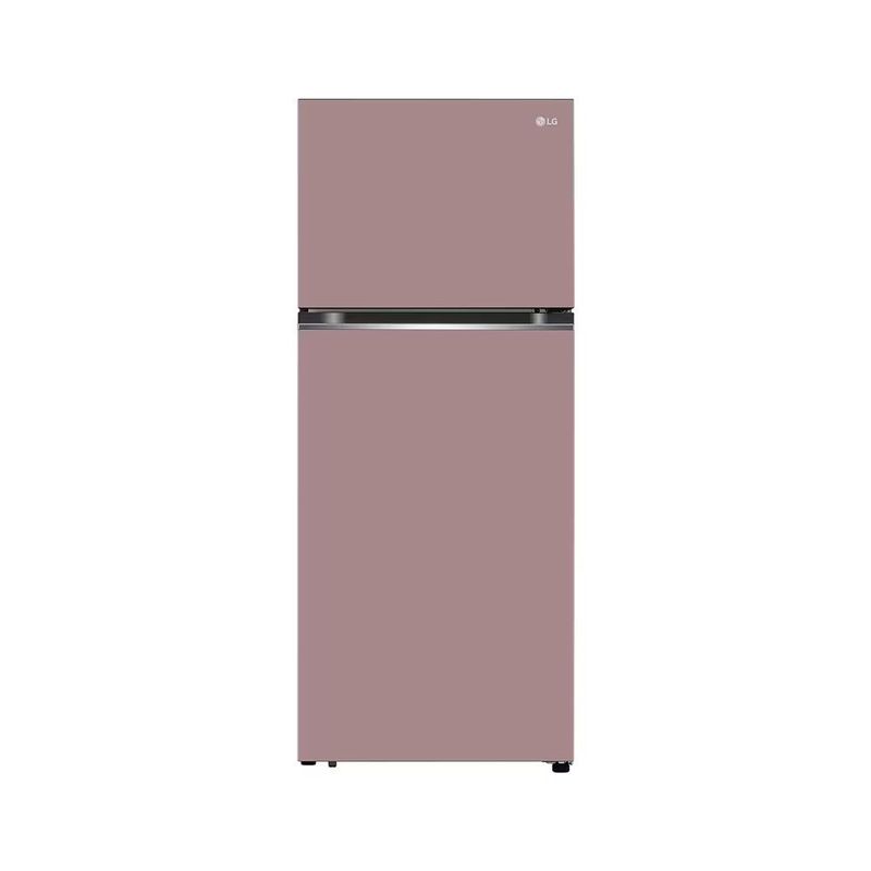 LG - Refrigeradora Top Freezer 375 litros Rosado Arcilla LG VT37BPK