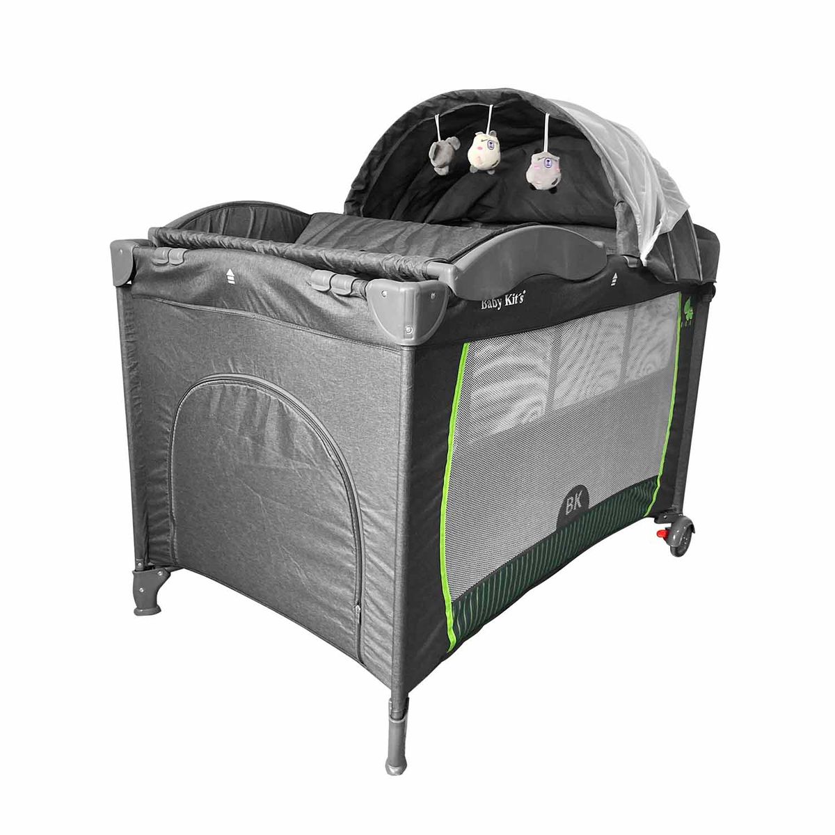 BABY KITS - Cuna Corral Roma Baby Kits Gris