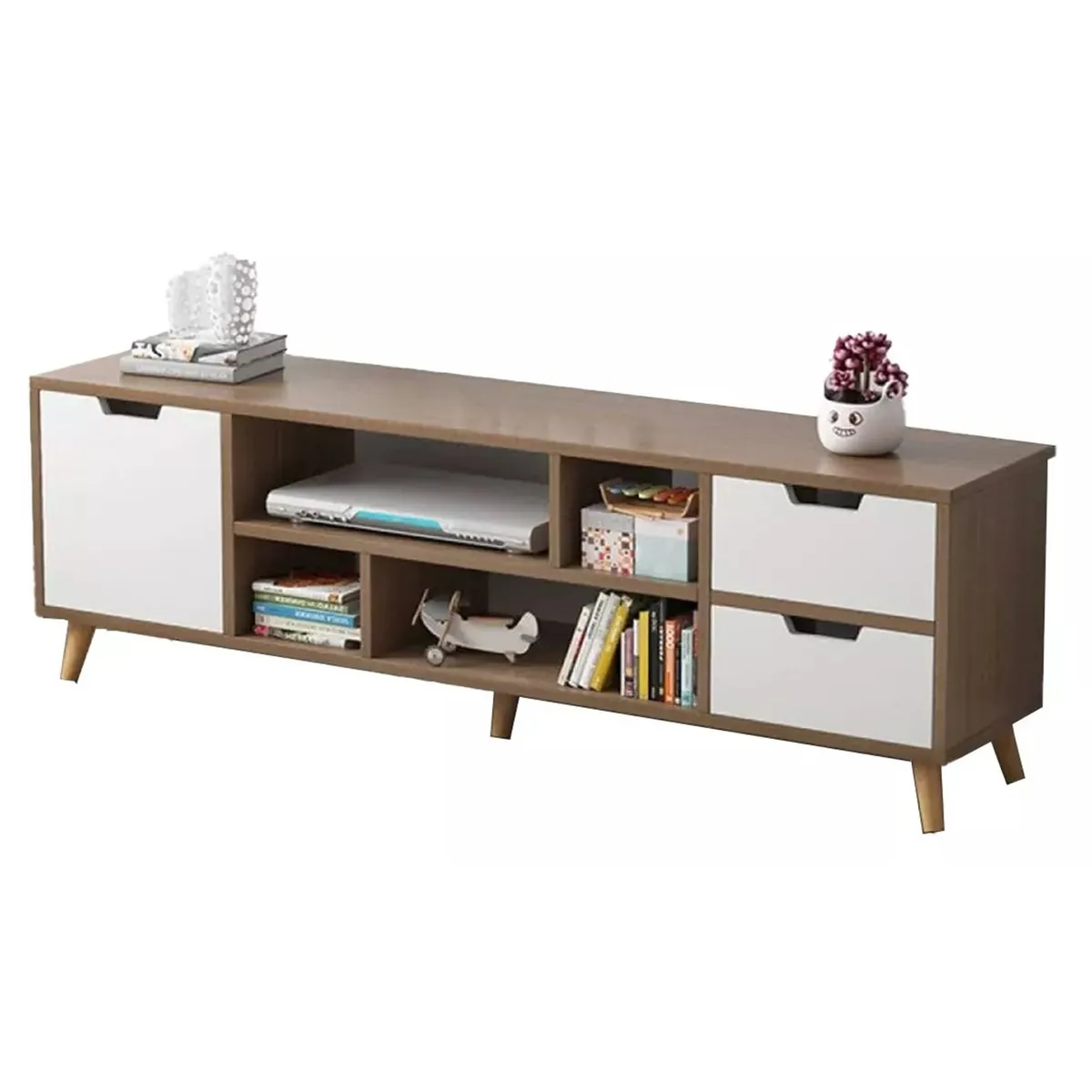 GENERICO - Mesa TV Claire 2Cj Moderna