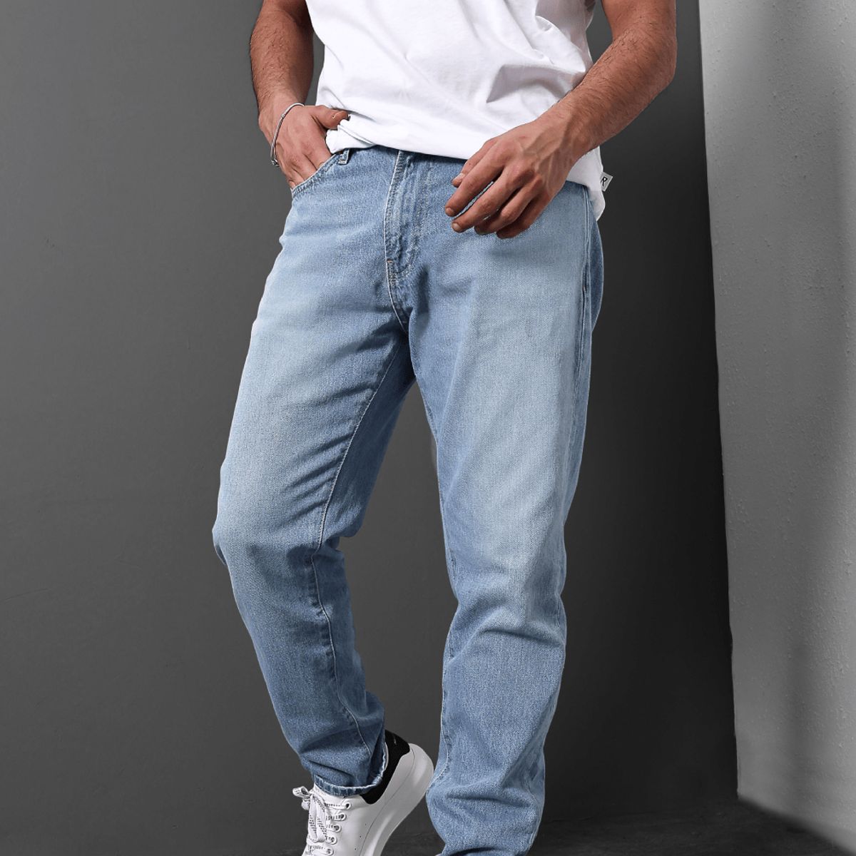 GENERICO - Pantalones Jeans Relaxed Hombre