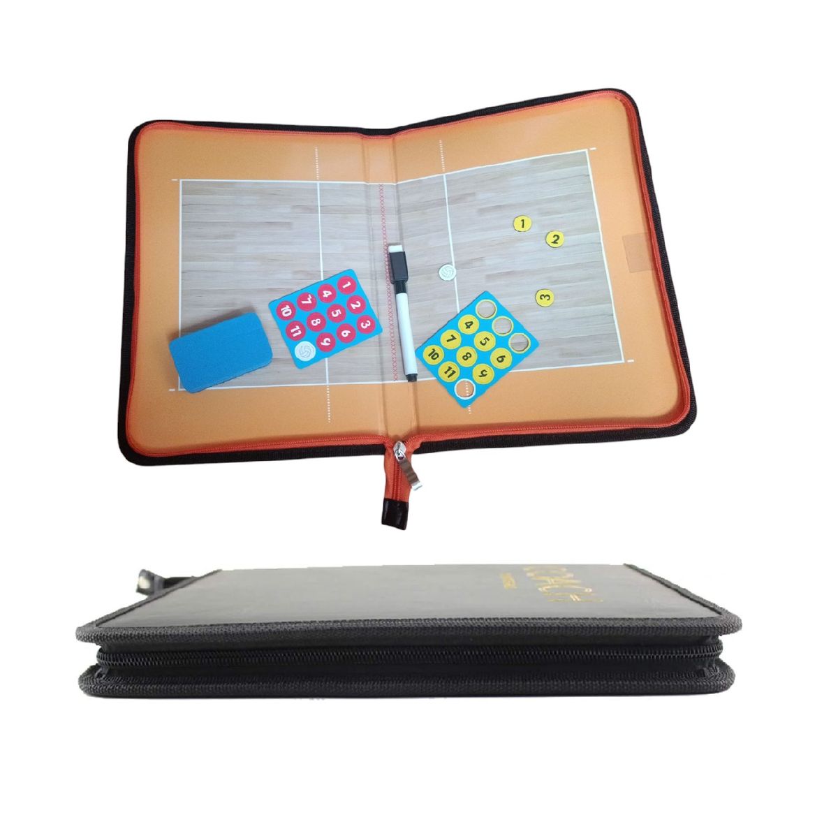 GENERICO - Tablero Táctico Para Entrenador Voley Magnético Portable