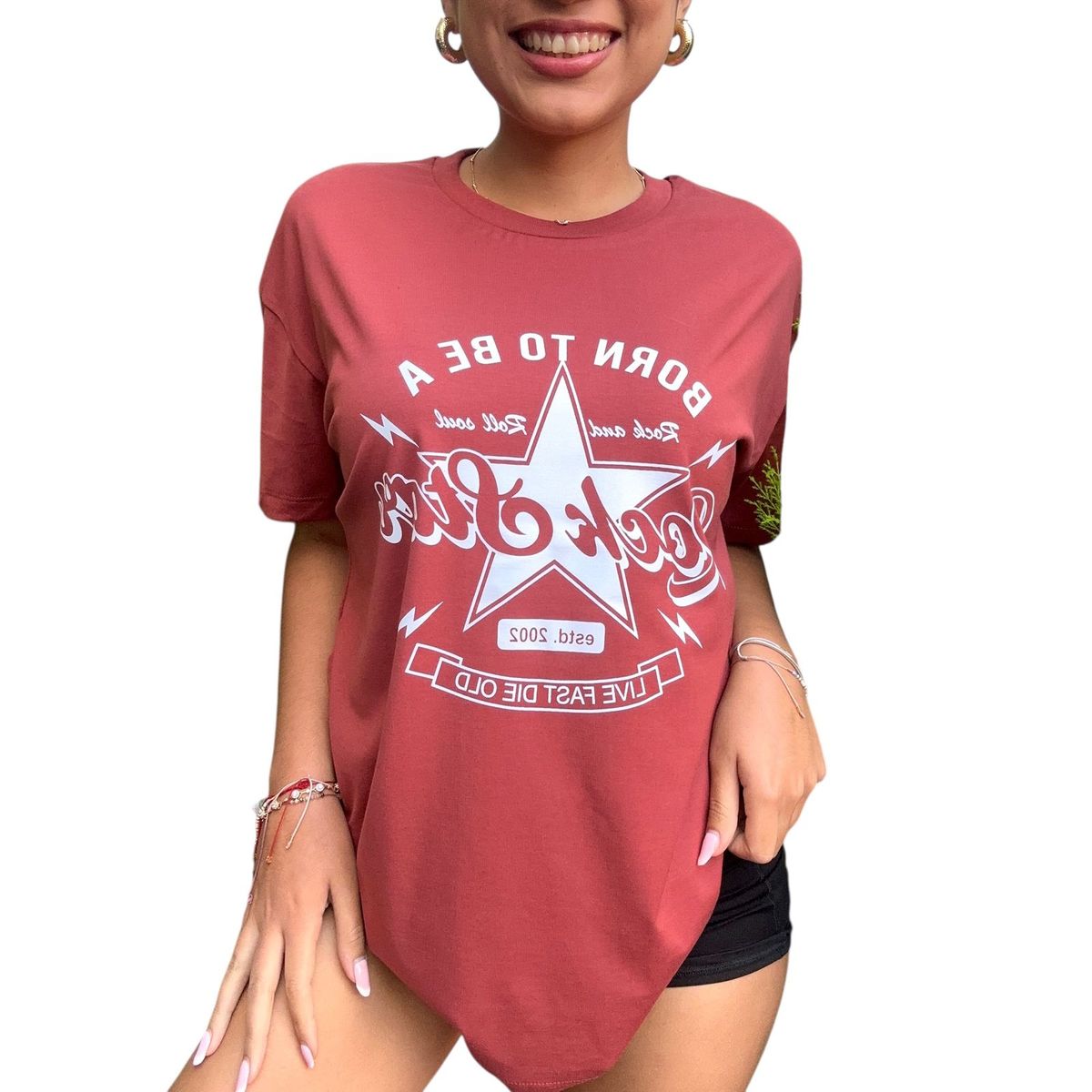 ENGELL - Polo Oversize Born to be a Star