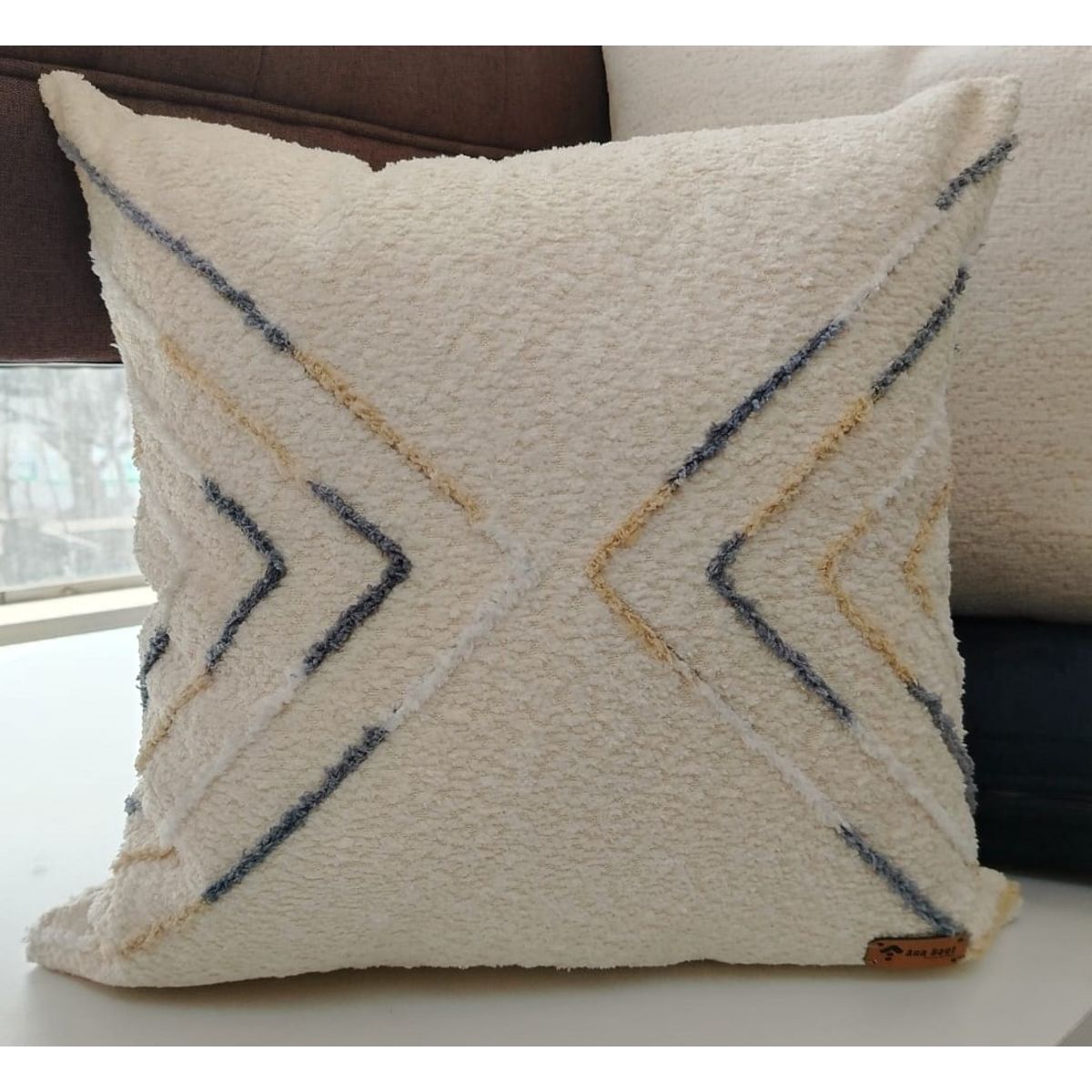 GENERICO - Cojín Decorativo DESTELLO SHERPA 2