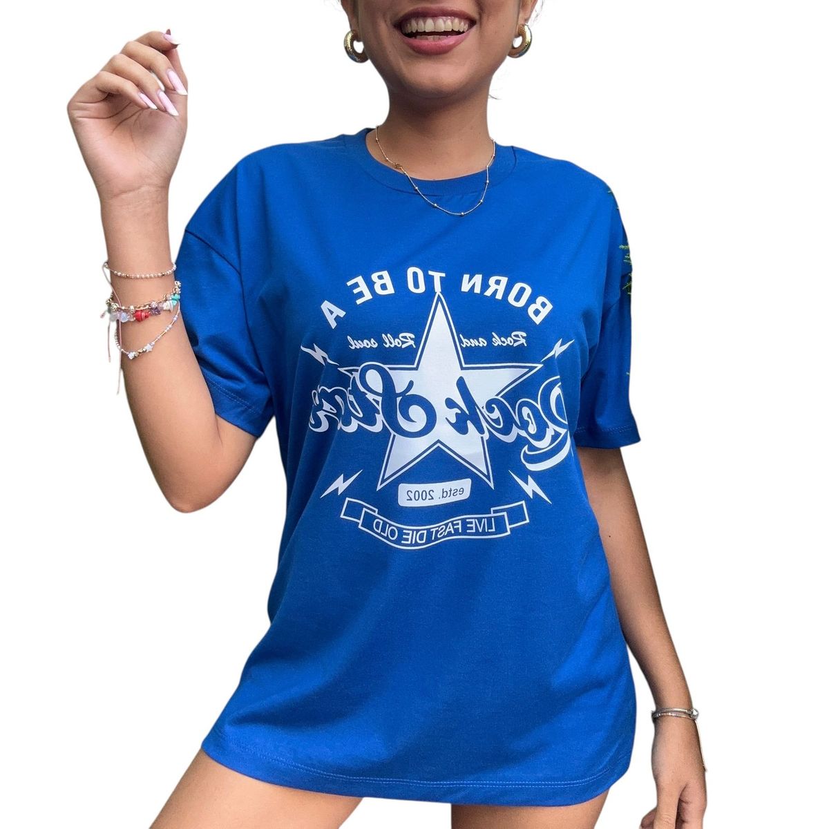 ENGELL - Polo Oversize Born to be a Star