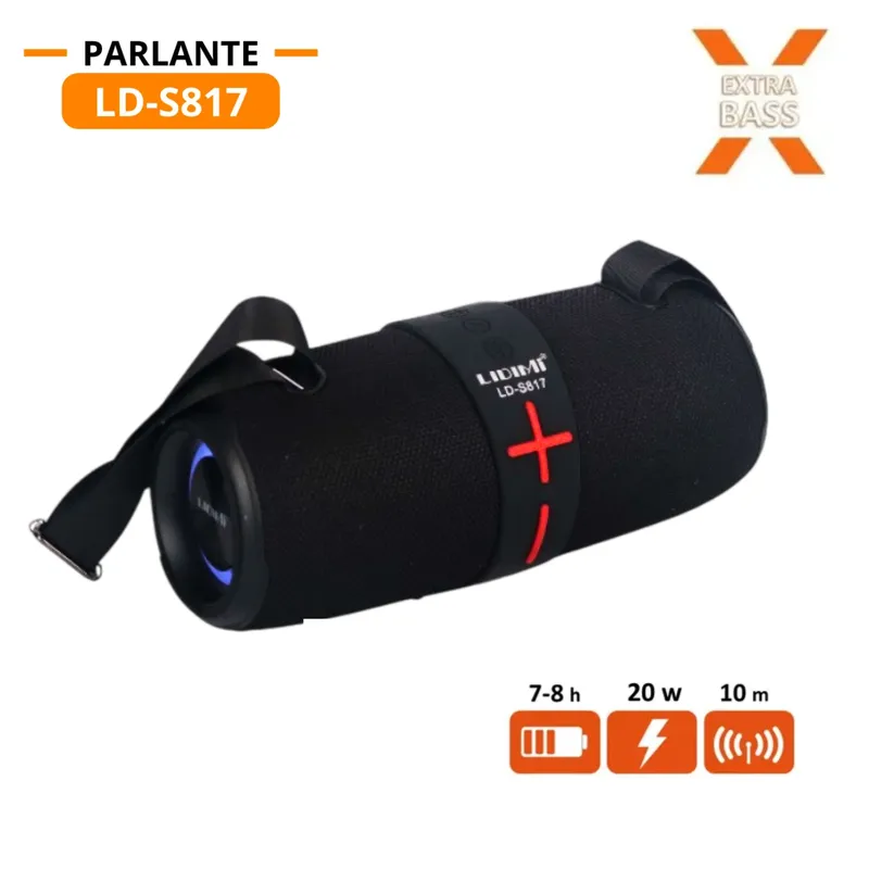 LIDIMI - Parlante LIDIMI LD-S817 con luces RGB