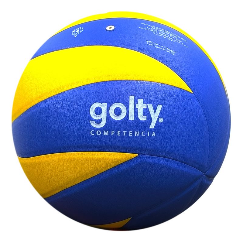 GOLTY - GOLTY PELOTA DE VOLEY COMPETENCIA PU AMARILLO AZUL - TALLA 5