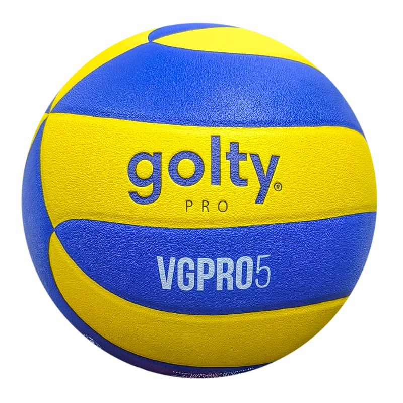 GOLTY - PELOTA DE VOLEY PRO GOLTY VGPRO5 AZUL AMARILLO - TALLA 5