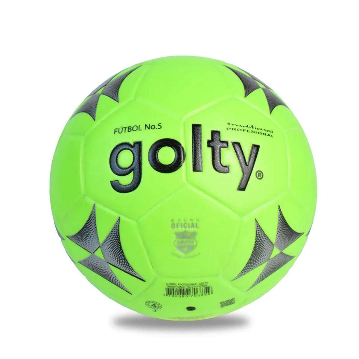GOLTY - GOLTY PELOTA DE FUTBOL TRADITIONAL PU VERDE - TALLA 5