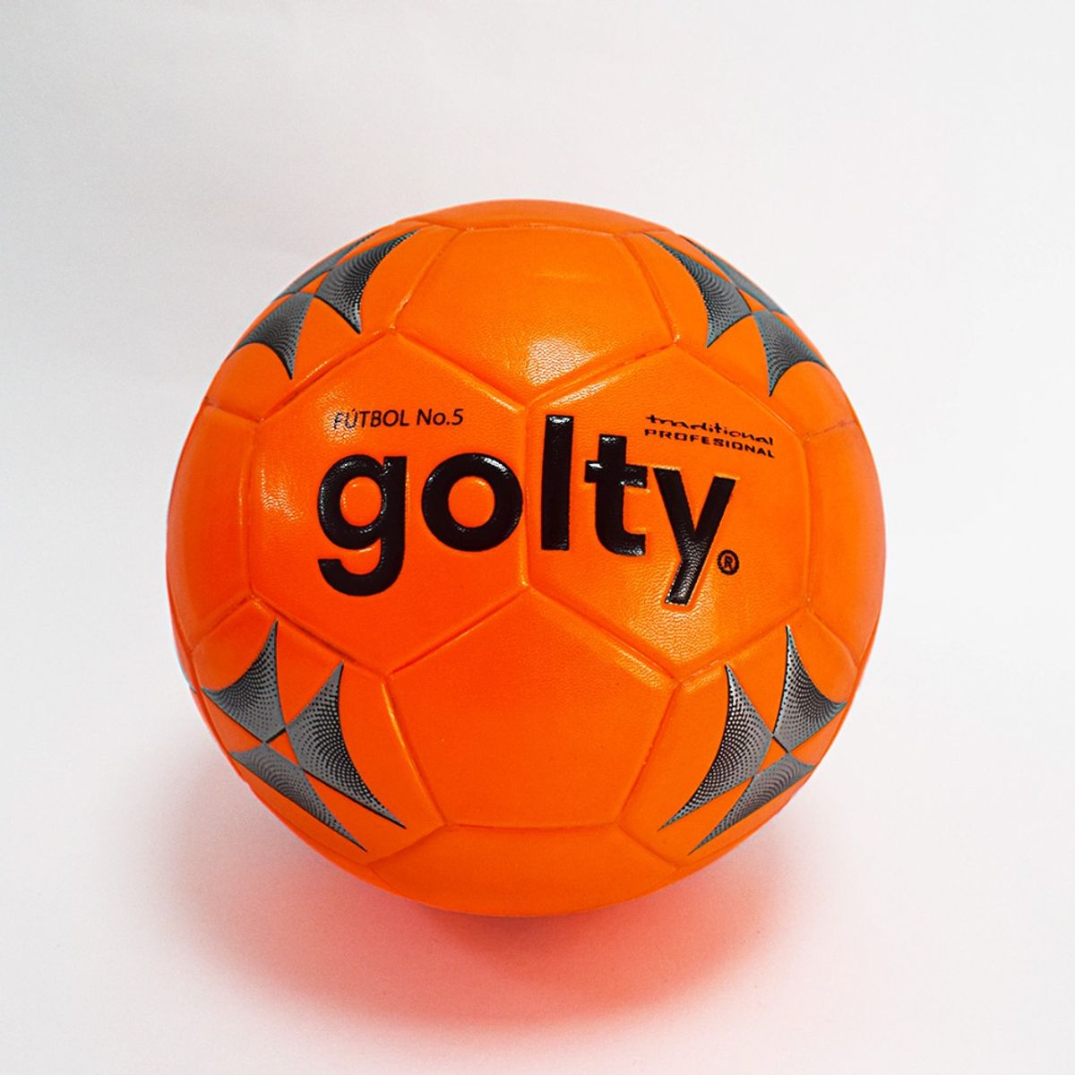 GOLTY - GOLTY PELOTA DE FUTBOL TRADITIONAL PU NARANJA - TALLA 5