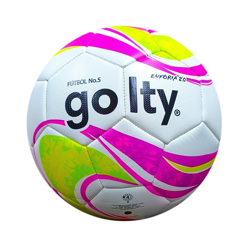 GOLTY - GOLTY PELOTA DE FUTBOL EUFORIA COSIDO A MAQ FUC/VD - TALLA 5