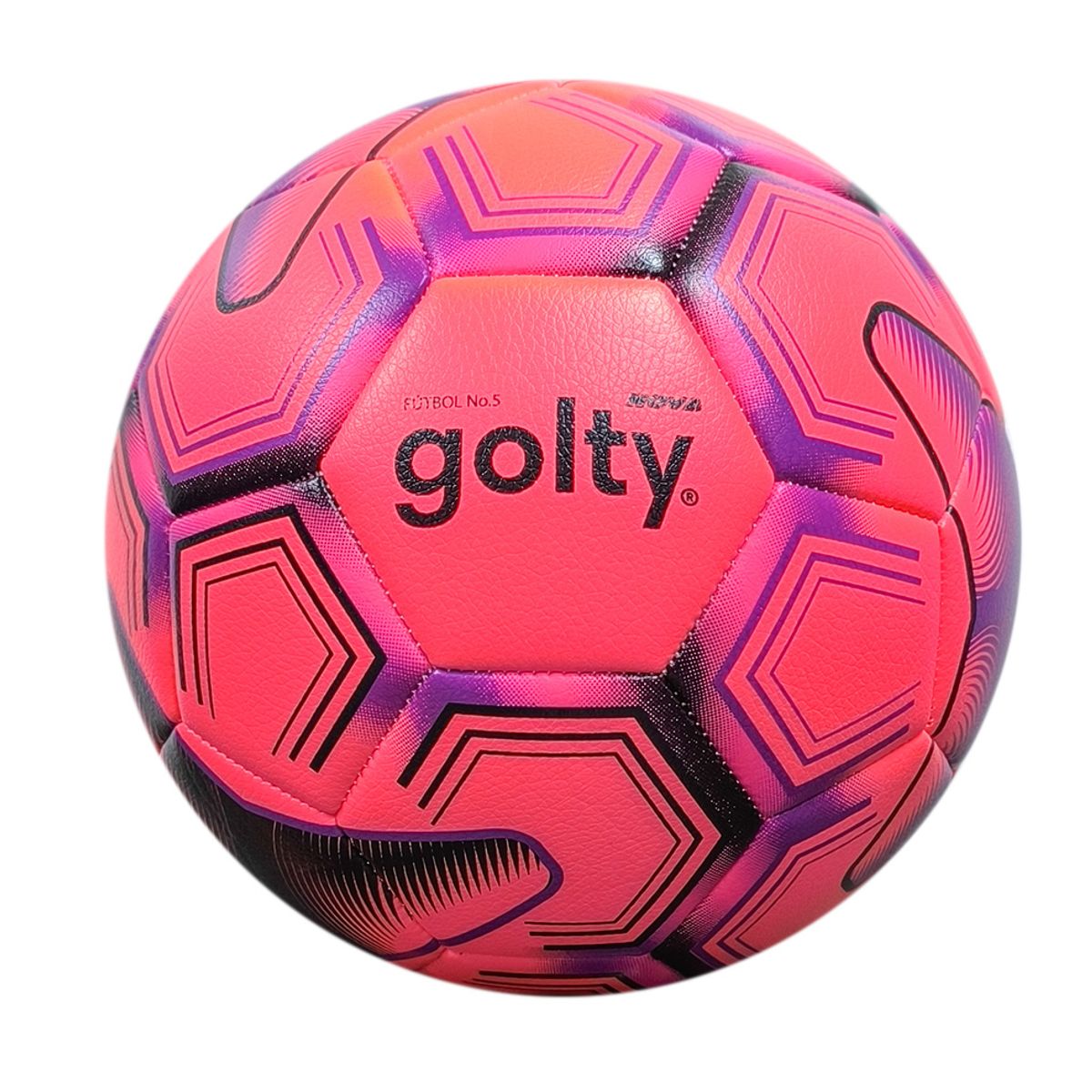 GOLTY - GOLTY PELOTA DE FUTBOL NOVA COSIDO A MAQ ROSADO - TALLA 5