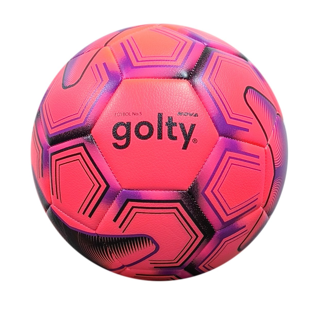 GOLTY - GOLTY PELOTA DE FUTBOL NOVA COSIDO A MAQ ROSADO - TALLA 5