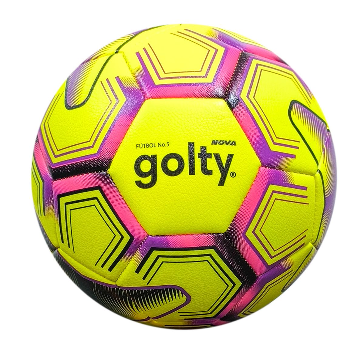 GOLTY - GOLTY PELOTA DE FUTBOL NOVA COSIDO A MAQ AMARILLO - TALLA 5