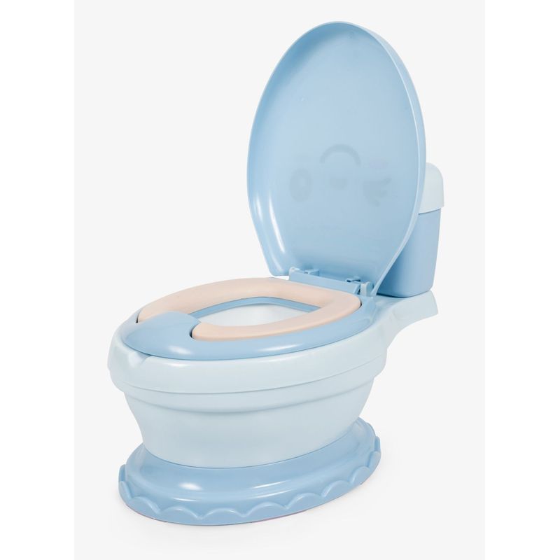 BABY HAPPY - BACIN MUSICAL CON LUCES ASIENTO SUAVE ERGONOMICO CELESTE