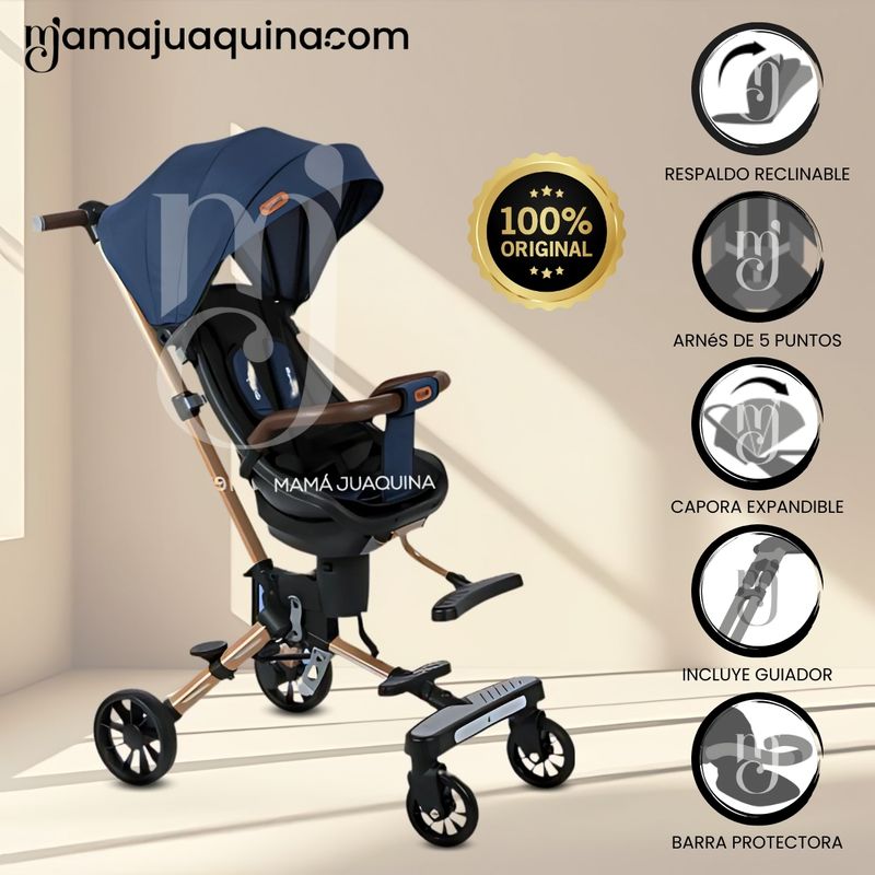 BABY - Coche Plegable «EASY RIDE II» Edición Limitada Blue