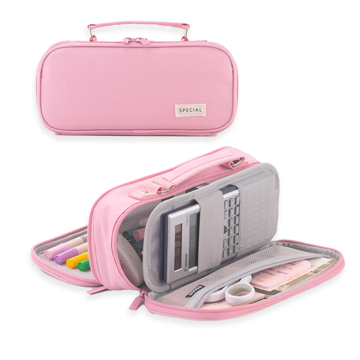 GENERICO - Cartuchera Biella Rosa